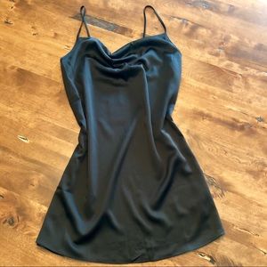 Missguided satin slip dress